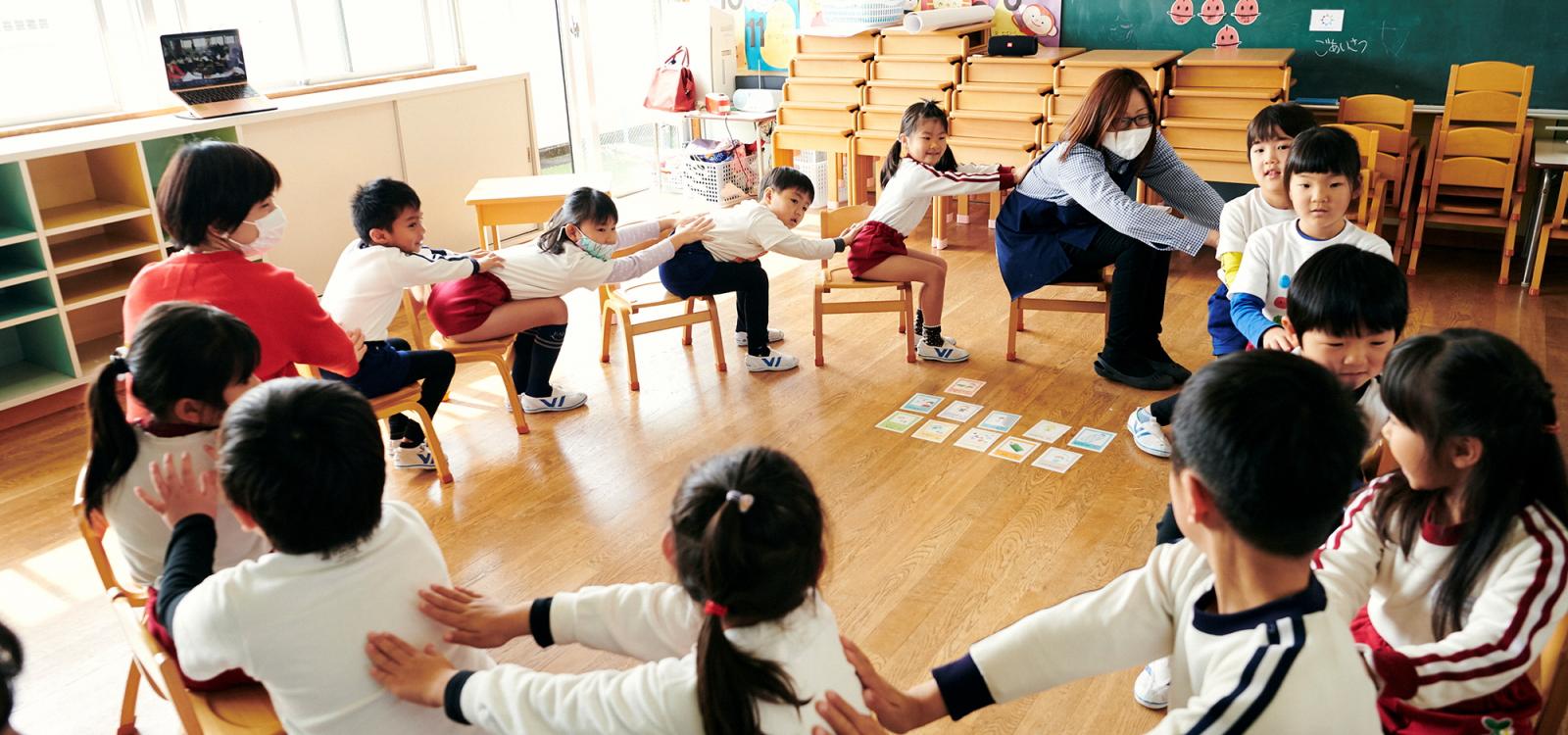▲フィーノが手がけている北欧型教育を取り入れているみのり幼稚園